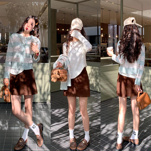 <曾小咸推荐>新品现货秒杀！卖完下架不再补 ！微信粉丝打折价！！短款圆领条纹毛衣 日常189.99/件 立减100 秒杀89.99/件！！ 商品图1