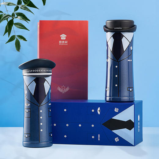 【制服保温杯】制服款不锈钢保温杯男女大容量水杯创意喝水杯子 商品图0