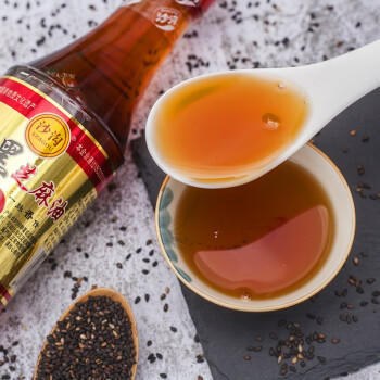 沙沟小磨黑芝麻油380ml 纯正黑芝麻特产沙沟香油 /粮油调味 /调味品 /调味油 商品图0