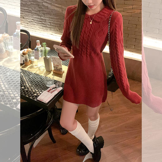 <曾小咸推荐>现货秒杀 ！微信超特价！毛织连衣裙 日常199.99 立减110 秒杀89.99！！ 商品图9