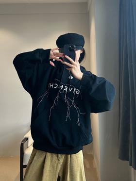 纪家 爆款反光闪电连帽卫衣（JN）