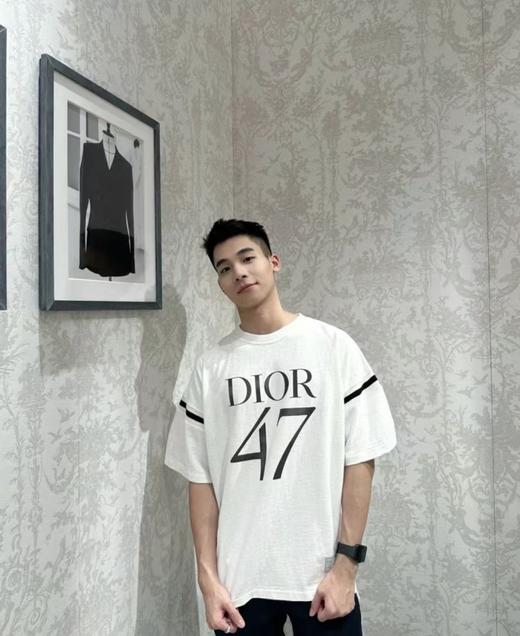 D家 47号印花拼袖T恤（JN） 商品图1