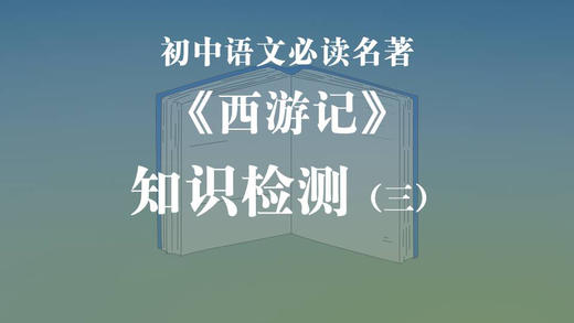 《西游记》知识检测（三） 商品图0