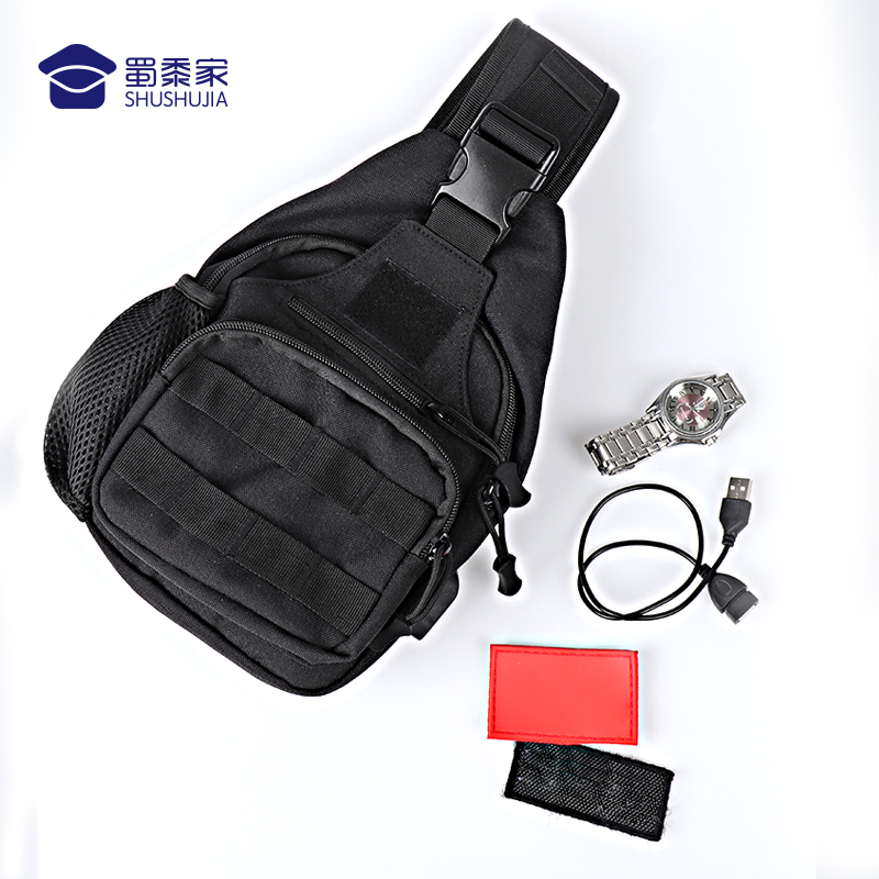 【多功能战术胸包】大容量单肩背包 多功能户外斜挎包