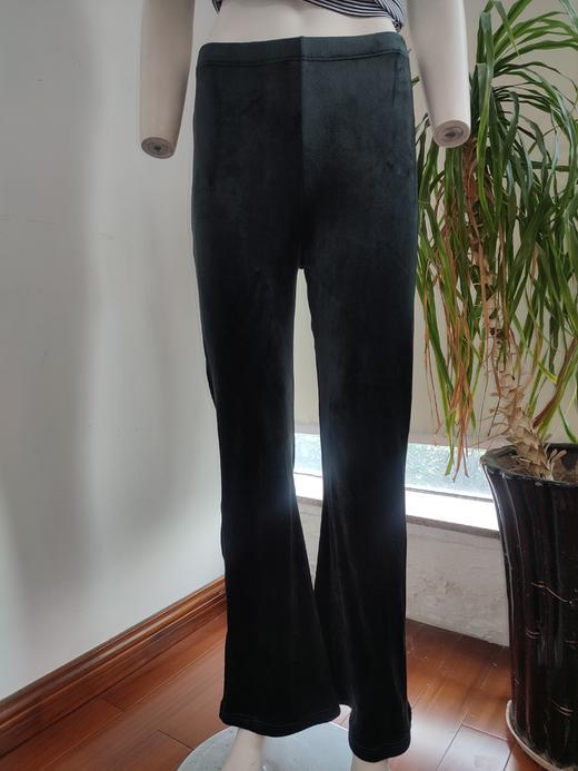 CK11女式双面超柔天鹅绒气质长裤 商品图1