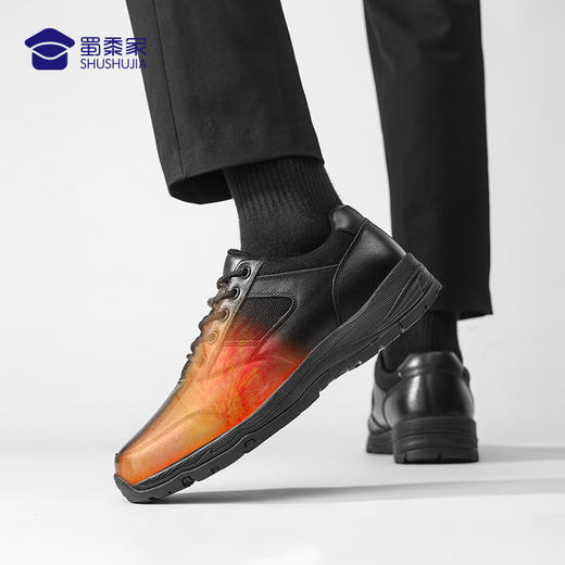 FXQ【加绒款升级版通勤鞋】 户外加绒保暖通勤棉鞋 羊皮一体运动训练跑鞋 商品图2