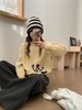 【YW】无忧购韩系ins百搭气球小熊卡通可爱圆领针织衫86103（截单后7天发货) 商品缩略图7