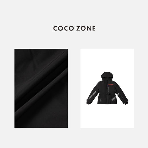 COCO ZONE "拉达滑雪服"90鹅绒秋冬款连帽羽绒服CC2D3343 商品图2