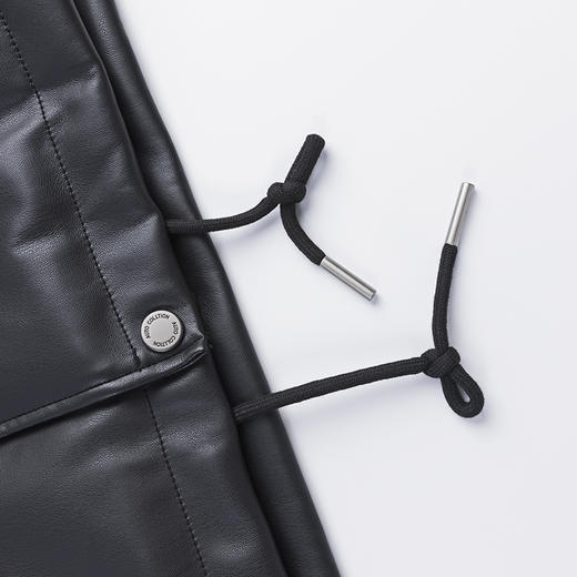 【新品上新】HX 冬季短款翻领皮羽绒服90绒Z100440040101 商品图13