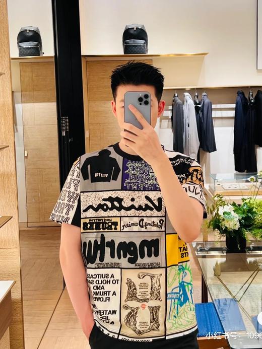 驴家 方格标识印花T恤（JN） 商品图1