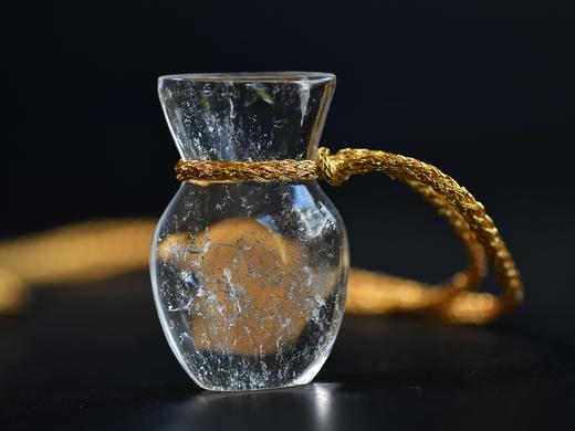 白水晶花瓶项链 商品图0