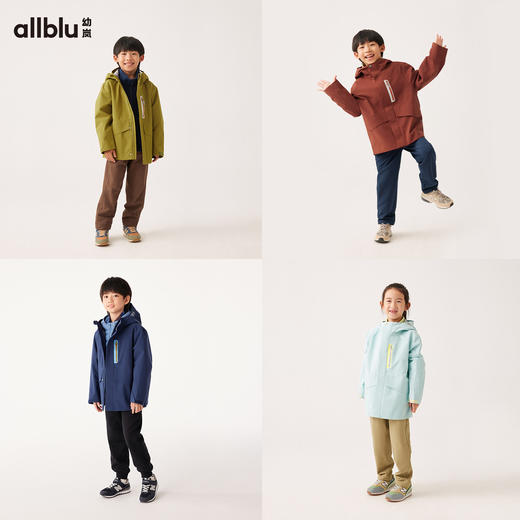 【秋Vol.5】【SMART LAYERS】幼岚童装防水防风真透汽冲锋衣24秋新款儿童户外ZY 商品图2