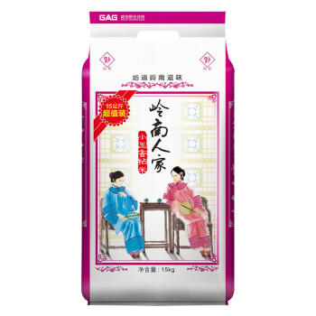 福佑.岭南人家 小玉香粘 大米15kg 猫牙米 油粘米 长粒米 大米30斤 /粮油调味 /米 /油粘米 商品图1