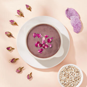 燕之坊美八宝代餐粉450g玫瑰红枣黑芝麻粉五红粉早餐冲饮粉营养品 /粮油调味 /杂粮 /其他杂粮 商品图4