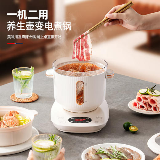 【小家电】迈卡罗MACAIIROOS养生壶家用电水壶办公室烧水壶煎药壶煮茶器煮茶壶电煮锅套装 MC-YS128 HF 商品图6