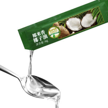 椰来香SUPERCOCO纯鲜冷榨椰子油 90g（15*6g)*2连包 食用油便携装 /粮油调味 /食用油 /其他油 商品图3