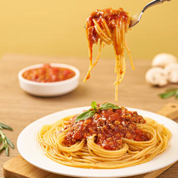 小熊驾到番茄肉酱意大利面215g*4盒儿童意面家用方便面速食意粉通心粉拌面 /粮油调味 /意大利面 /速食意大利面 商品图0