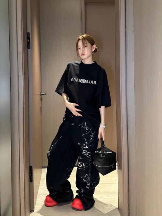 B家 双环反向绣花圆领短袖（JN） 商品图0