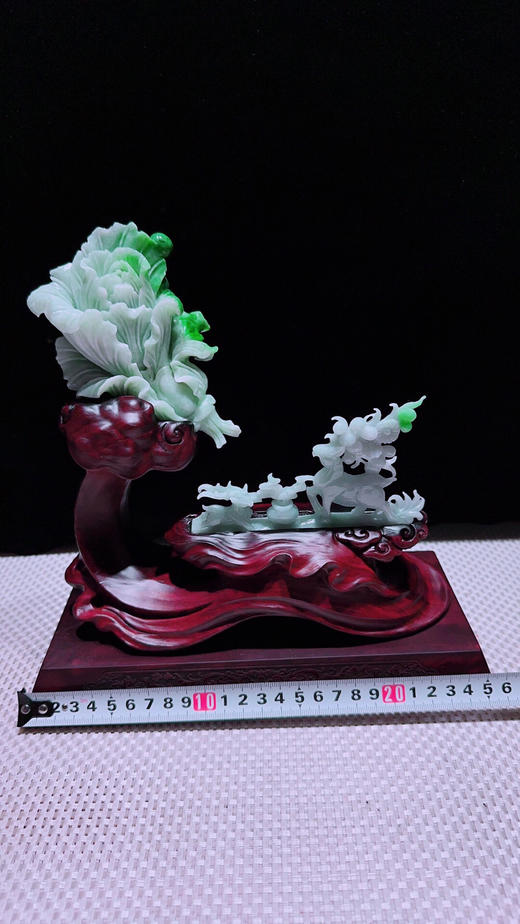 620710翡翠摆件【璐璐发财 一路发财】 商品图1