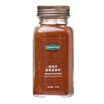 UNCLE TOM进口原料 烟熏甜椒粉 80g 拌菜泡菜烘焙炖肉上色 西餐调味料 /粮油调味 /调味品 /复合调味料 商品图4