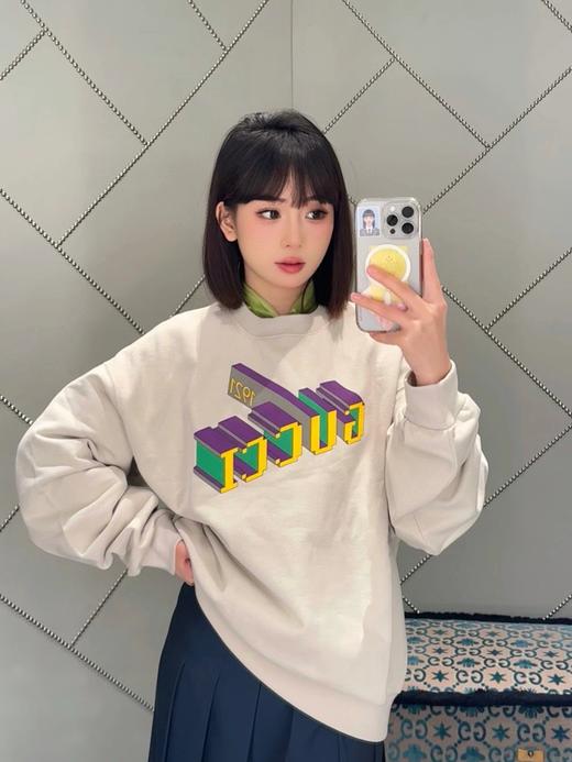 G家 3D 印花圆领卫衣（JN） 商品图0