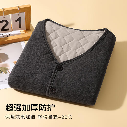 【100%绵羊毛填充】秋冬680g加厚保暖马甲男士保暖上衣男士无痕绗缝马甲 商品图4