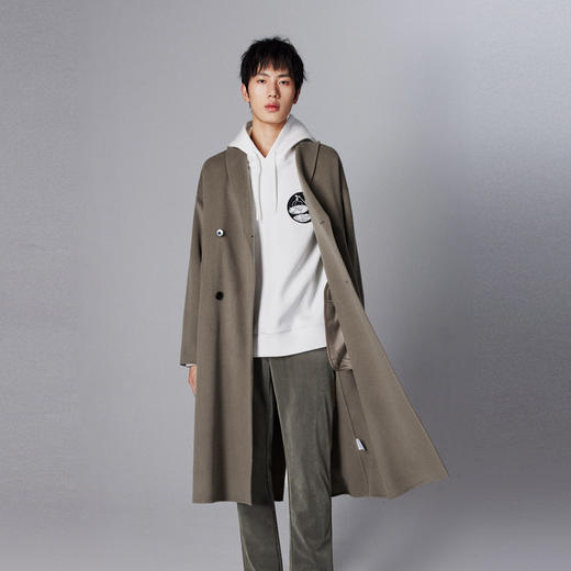 【男装】【商场同款】麦檬冬中长大衣9EB270113 商品图0