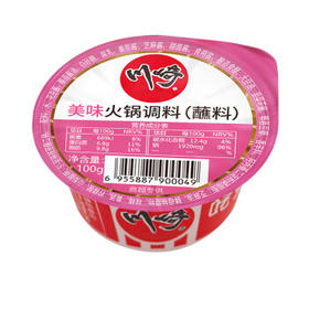 川崎火锅蘸料 热销组合100g*4盒（麻辣+海鲜+美味+鲜辣）调味酱料 /粮油调味 /调味品 /火锅底料/蘸料