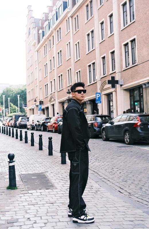 P家 三角标休闲工装长裤（JN） 商品图1