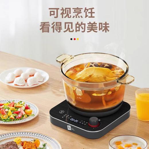 米技生活电煮锅ECE-GS22家用多功能电煮玻璃锅 商品图1