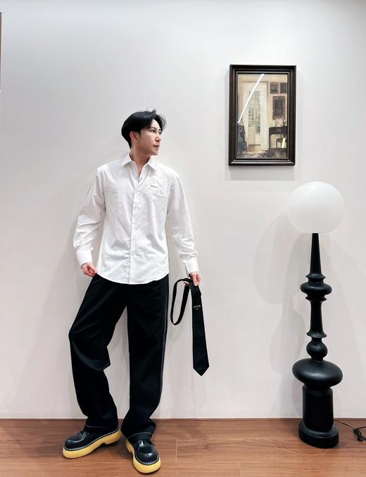 P家 丝滑软糯透气进口面料👍府绸金属三角袖扣衬衫（JN） 商品图1