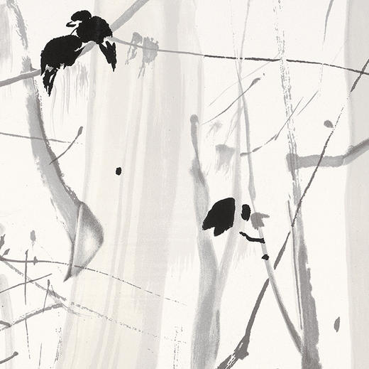 吴冠中|《长日无风》——综合版（水墨） 商品图2