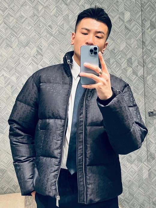 D家 满印花 羽绒立领外套（JN） 商品图1