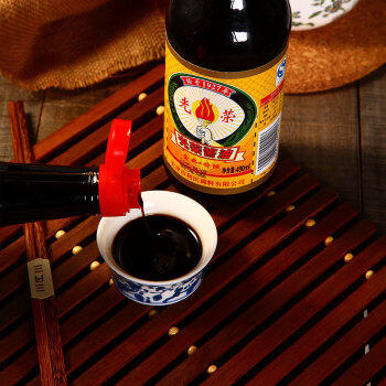 利民 酱油 黄豆酱油 光荣酱油 一级老抽490ml家用烹饪炒菜调味酱油 /粮油调味 /调味品 /中式酱料 商品图6
