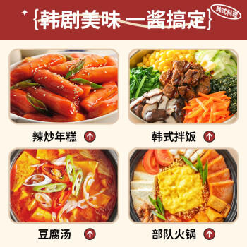 韩今拌饭酱 炒年糕 韩国进口石锅 下饭酱 烤肉 韩式调料调味酱170g /粮油调味 /调味品 /西式酱料 商品图8