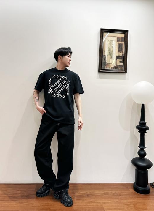 驴家 珍珠字母绣花圆领短袖（JN） 商品图1