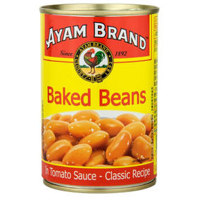 雄鸡标（AYAM BRAND）越南进口 番茄汁焗豆罐头425g*2罐茄汁豆大北豆 烹饪拌饭食材 /休闲食品 /罐头食品 /水产类罐头