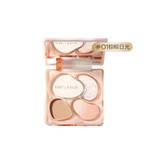 蜜丝婷泰式奶咖面部综合盘01棕榈日光盘/02海岸花火盘 12g 商品图0