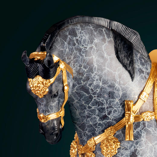 升官进爵马 吉祥铜摆件 商品图3