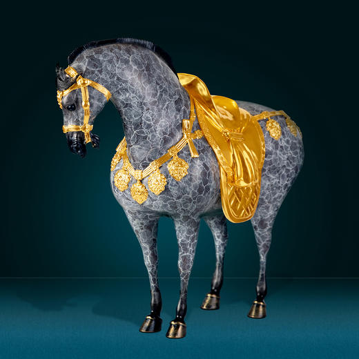 升官进爵马 吉祥铜摆件 商品图6