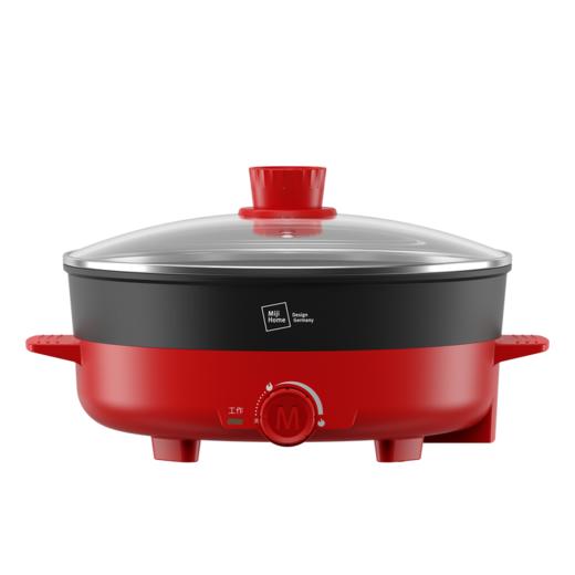 米技生活红色鸳鸯锅EMP-L4508家用电火锅料理锅 商品图2