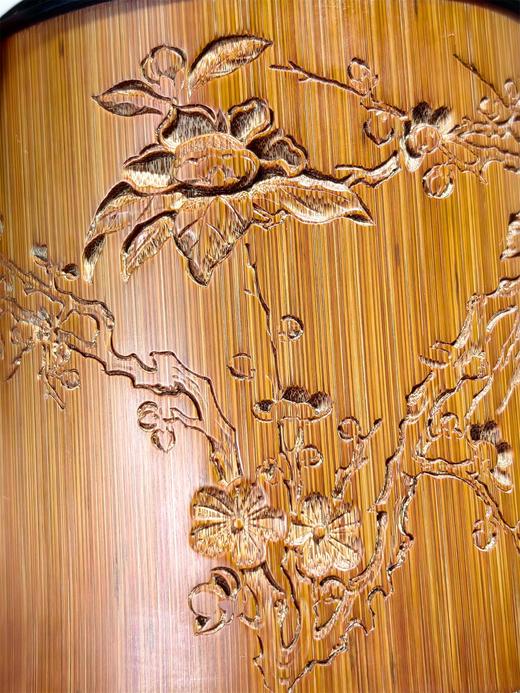 蝶恋花°竹雕茶叶罐 商品图1