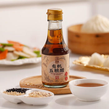 应物 有机无麸质米醋150ml 酿造五粮醋4.5度小瓶尝鲜装 有机调味品 /粮油调味 /调味品 /醋 商品图0