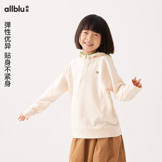 【秋Vol.3】幼岚童装「软软壳0号」连帽卫衣挡风保暖24秋新款儿童男女童卫衣 商品图1