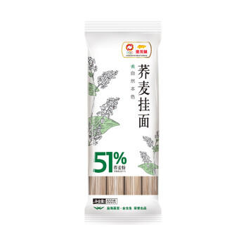金龙鱼低脂低钠易饱腹  荞麦系列 51%荞麦挂面150g*20 箱装 早餐面汤面 /粮油调味 /挂面 /风味挂面 商品图1