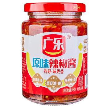 广乐辣椒酱原味剁椒酱辣酱拌面拌饭酱剁椒鱼头酱260g /粮油调味 /调味品 /中式酱料 商品图3