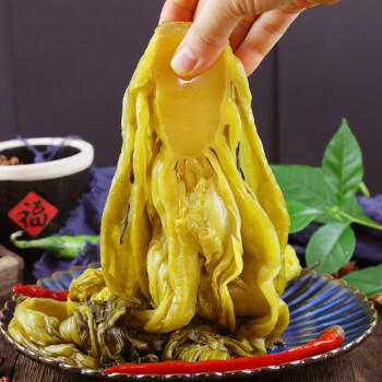 爱蜀味泡酸菜400gX2袋 老坛酱腌菜 酸菜鱼调料 泡青菜 四川新繁泡菜 /粮油调味 /调味品 /榨菜/酱腌菜 商品图1