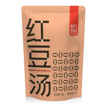 魅力厨房 红豆汤300g*9袋 整箱装红小豆甜品 即食免煮 方便速食 /粮油调味 /方便食品 /速食汤 商品图1