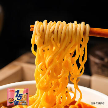 今麦郎方便面泡面 1.5倍 番茄牛肉味5袋+香辣牛肉味5袋 /粮油调味 /方便食品 /方便面 商品图1