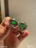 老坑艳绿平安扣耳坠【4131012】具体价格微信咨询 商品缩略图7